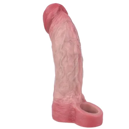 8.27"×2.36" Soft Thick Silicone Large Penis Sleeve