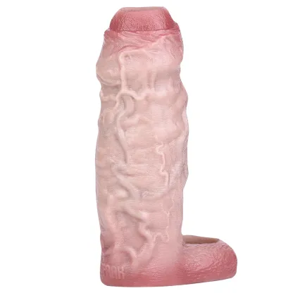 Aaron 5.59” x 1.88” Liquid Silicone Penis Girth Sleeve