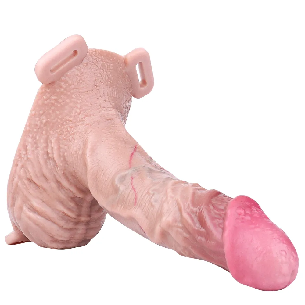 Ethan 8.07” x 1.69” Silicone Wearable Realistic Cock Extender Sleeve