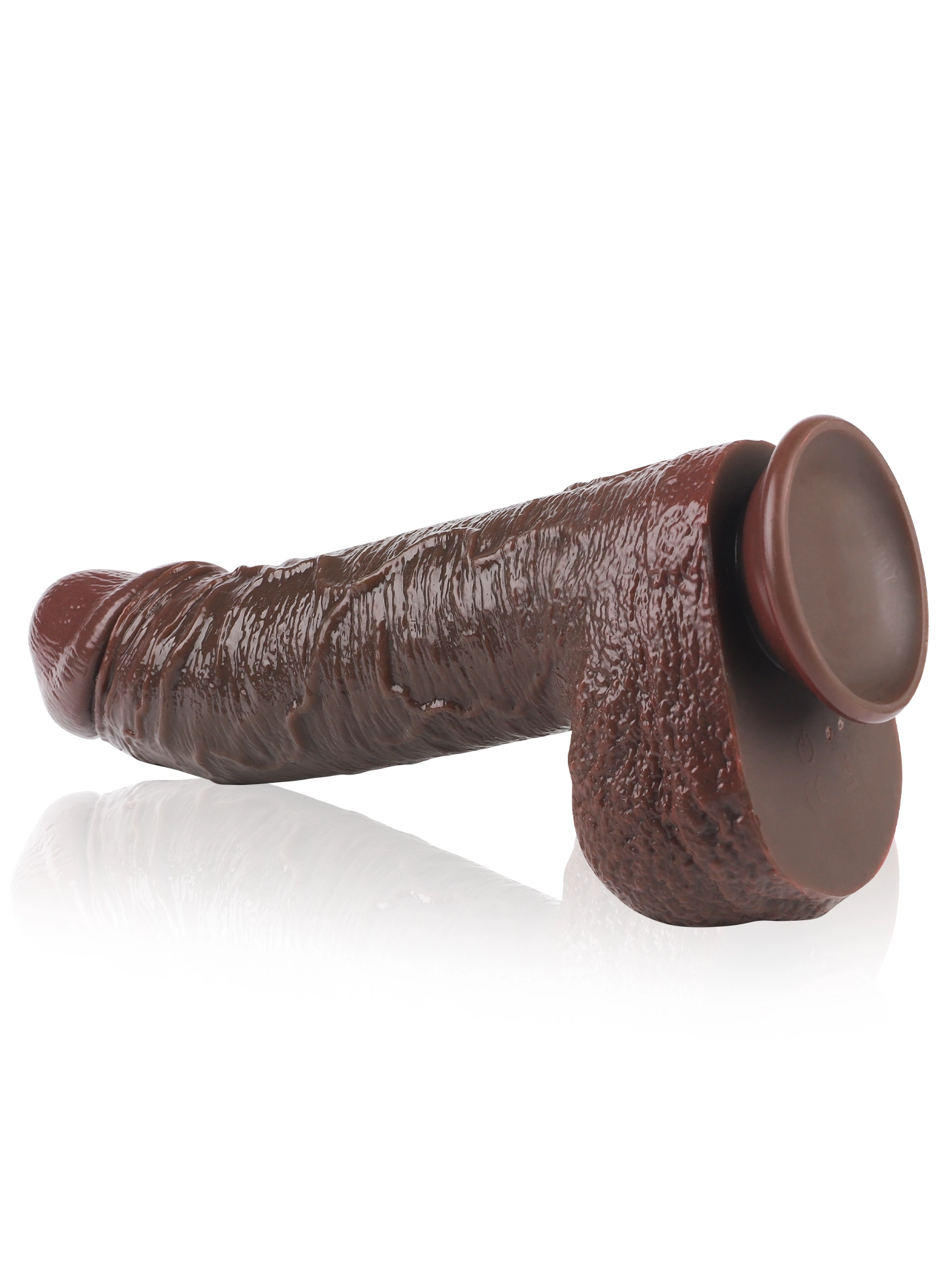 10 Inch Large Realistic Black Thrusting Dildo