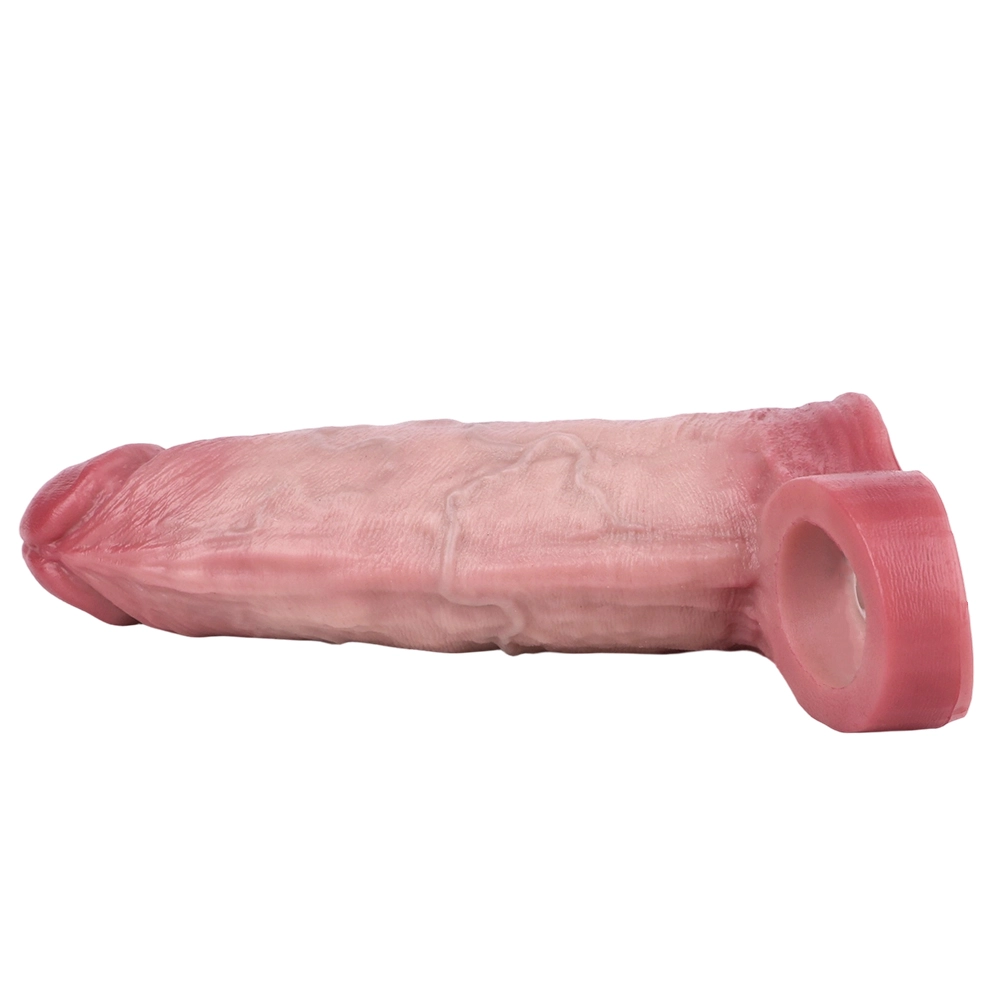 Brandon 6.42” x 1.89” Soft Realistic Penis Extension Sleeve（S、M）