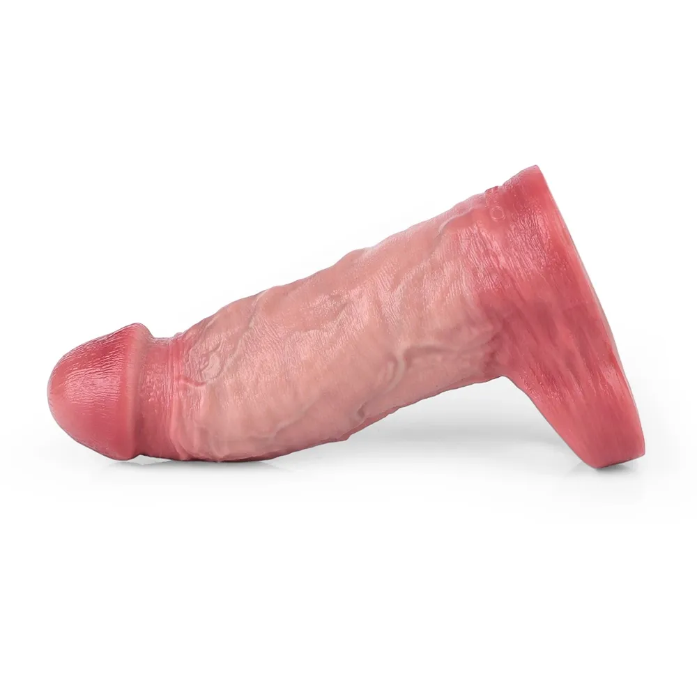 6.37"×1.92"Thick Realistic Soft Silicone Penis Sleeve Extender
