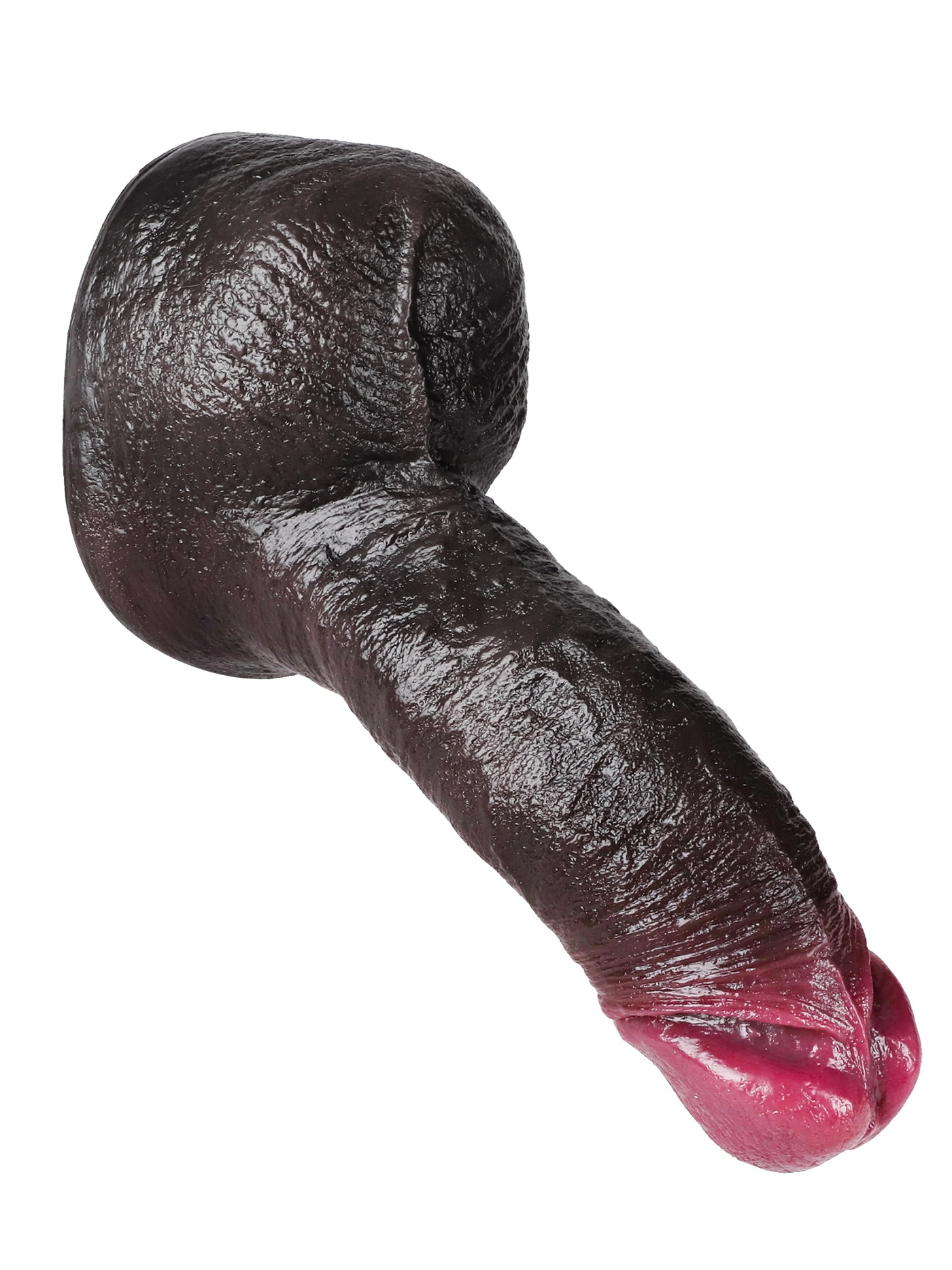 8.86"×2.32"Realistic Huge Super Large Ball Black Dildo