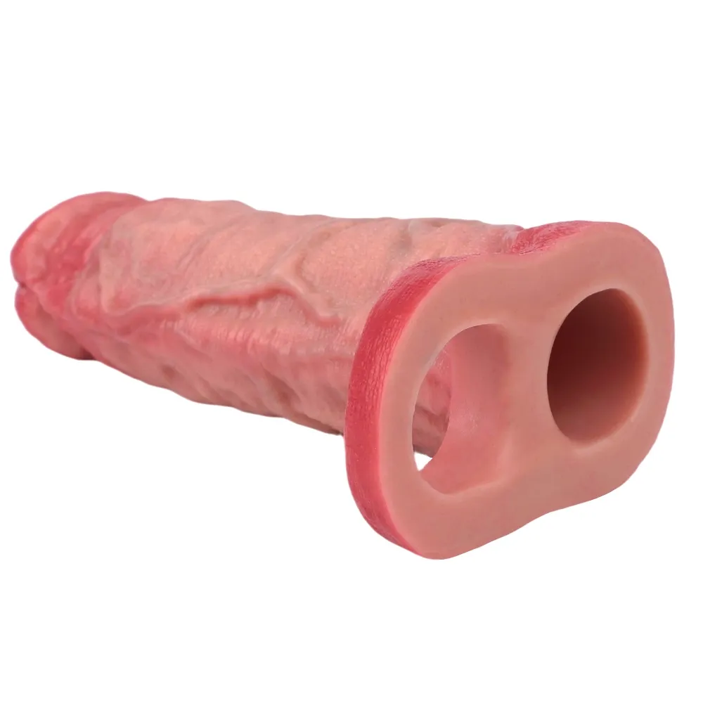 7.05"×1.89"Reusable Soft silicone penis enlargement sleeve