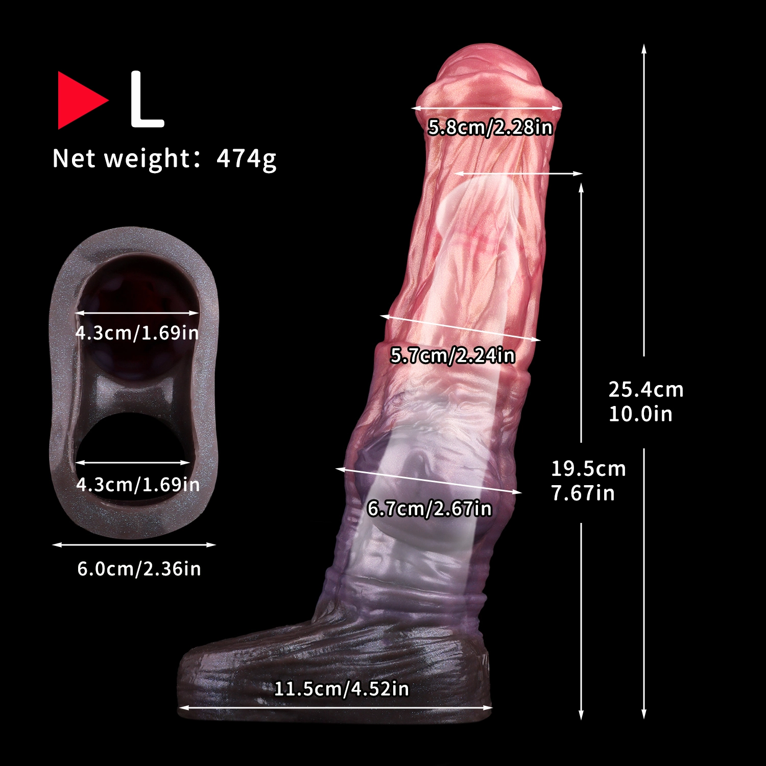 The Night 10" x 2.67" Horse Fantasy Sleeve