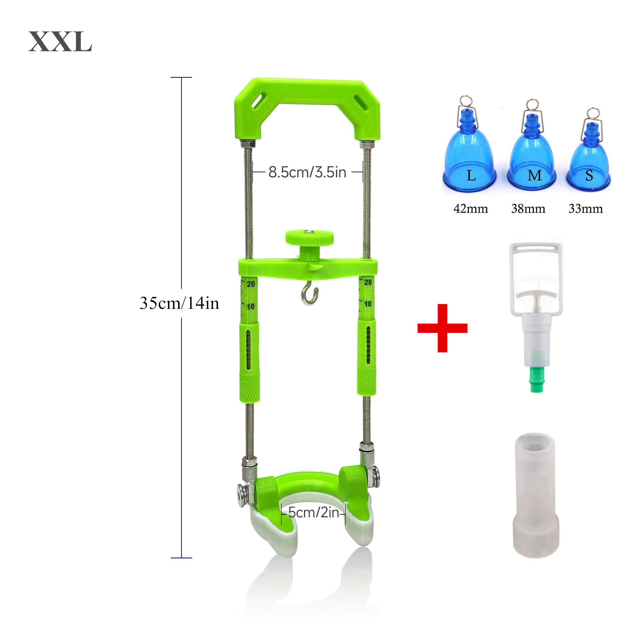 TOTALMAN Penis Vacuum Extender Stretcher Hanger Tension Hanging Enlarge System