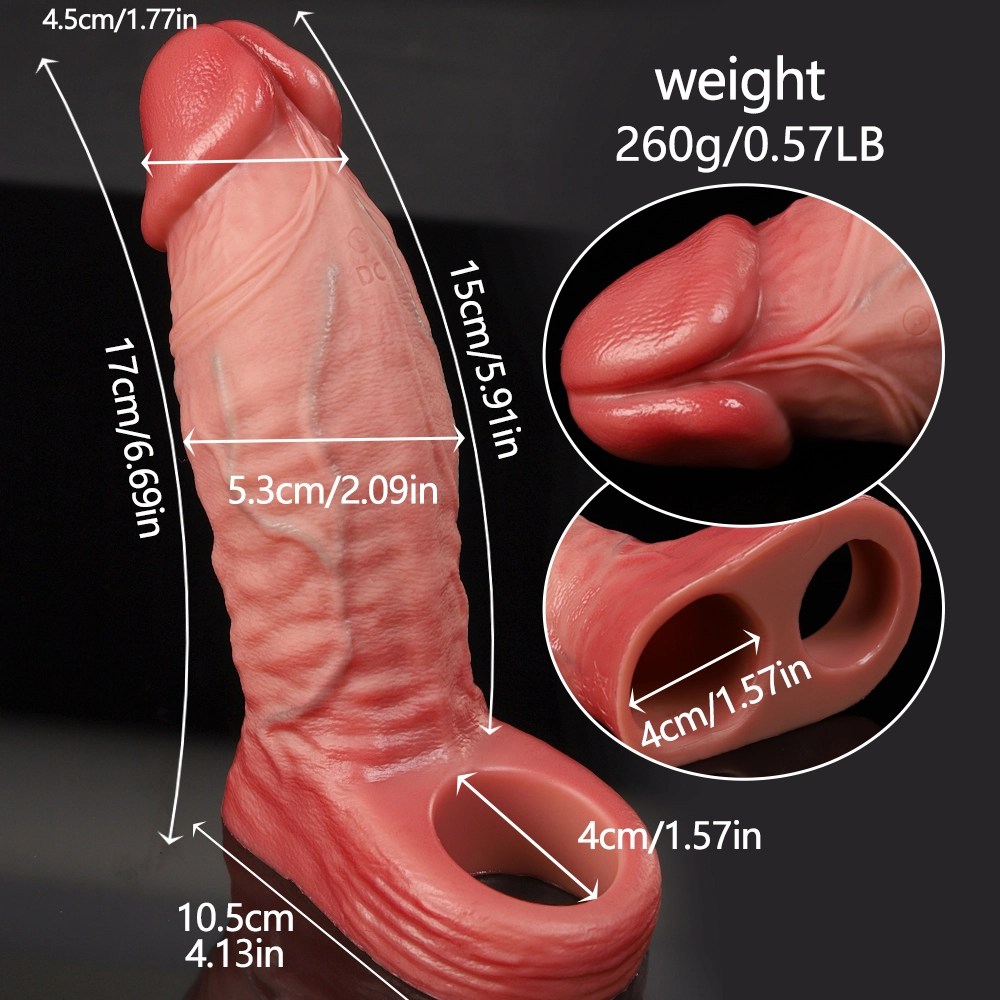 Baron 6.69” x 2.09” Most Realistic Vibrating Penis Extension