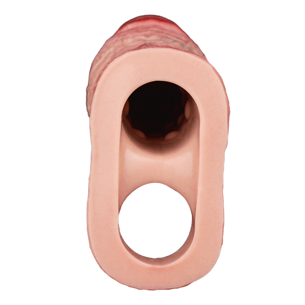 Billy 5.51” x 1.81” Liquid Silicone Realistic Penis Girth Sleeve(S,M,L)