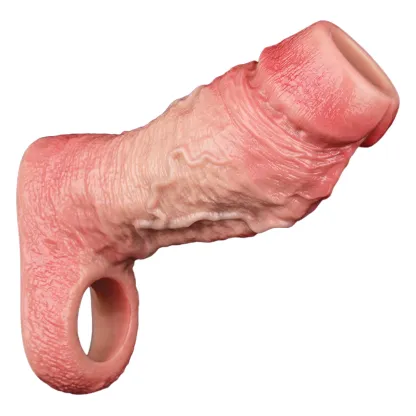 Billy 5.51” x 1.81” Liquid Silicone Realistic Penis Girth Sleeve(S,M,L)