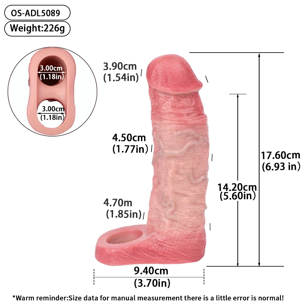 silicone penis sleeve 