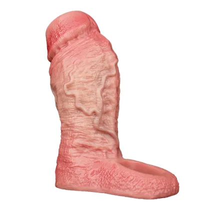 Billy 5.51” x 1.81” Liquid Silicone Realistic Penis Girth Sleeve(S,M,L)