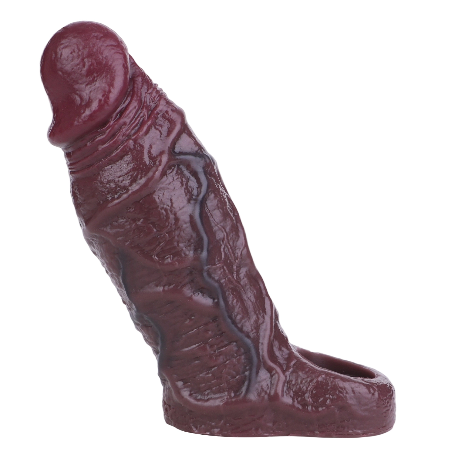 Pyrrhus 6.7"×2.28" Reusable Soft Silicone Black Penis Sleeve