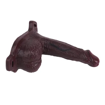 Bert 7.47” x 1.61” The Best Soft Wearable Black Penis Extender Sleeve