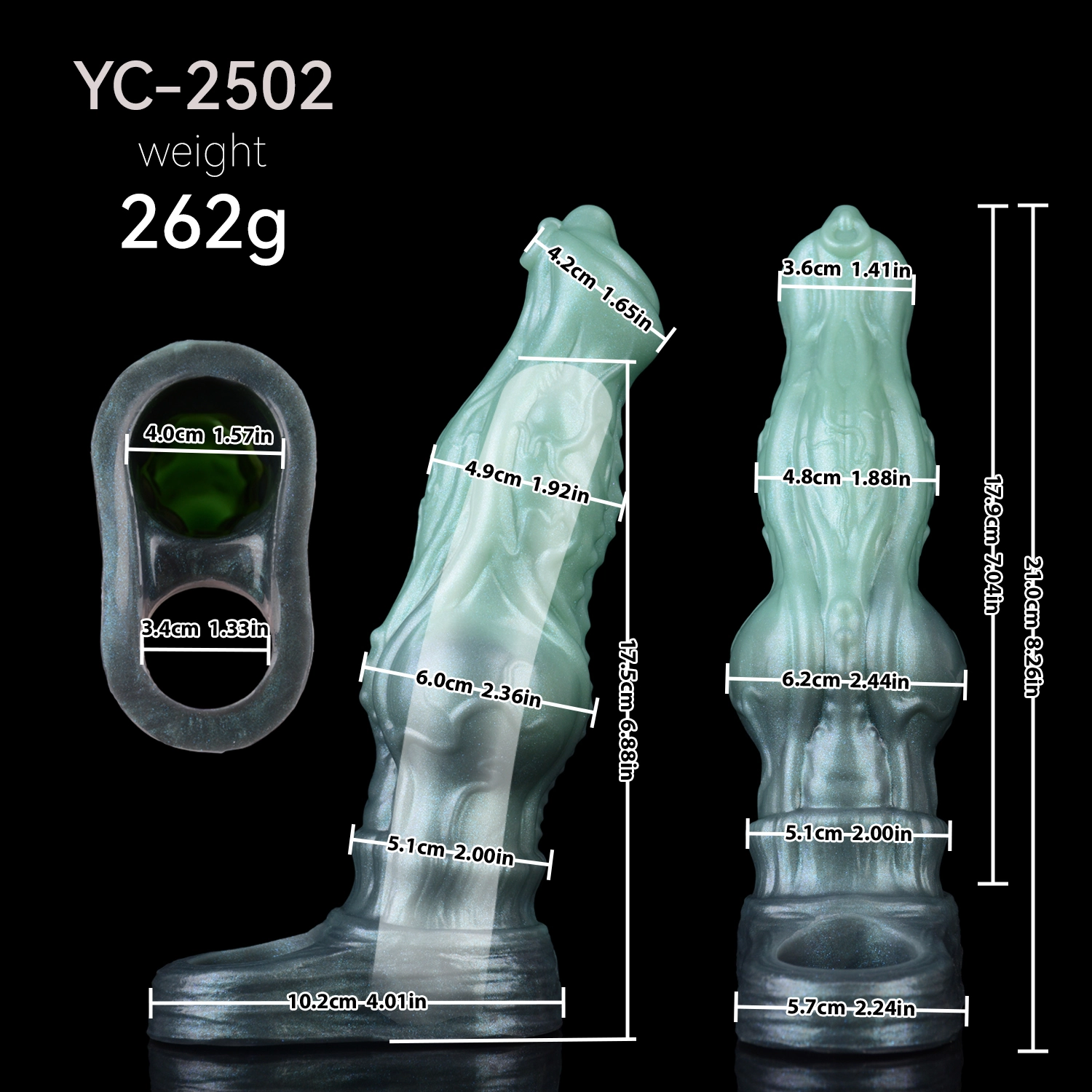 Virex 8.26" x 2.36" The Moonbound Hound Fantasy Sleeve