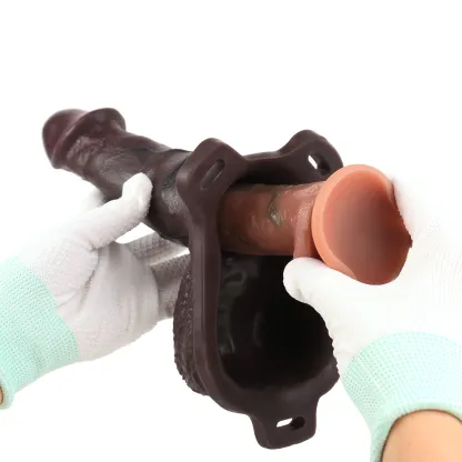 ‌Vincent 8.26” x 2.12” Black Soft Wearable Cock Extender Sleeve