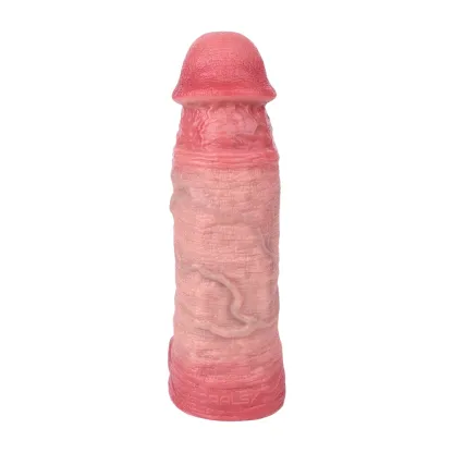 6.93"×1.85"Real Skin Soft Silicone Penis Extension Sleeve