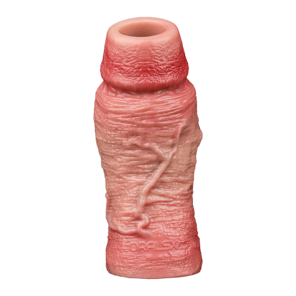 Billy 5.51” x 1.81” Liquid Silicone Realistic Penis Girth Sleeve(S,M,L)