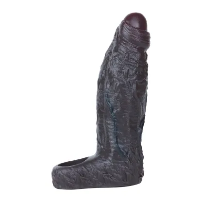 Scott 6.69” x 1.88” Most Realistic Black Cock Sleeve