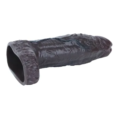 Scott 6.69” x 1.88” Most Realistic Black Cock Sleeve