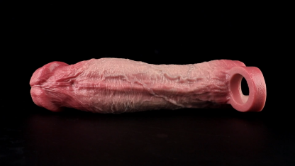 9.09"×2.24" Realistic Soft Penis Sleeve with 10 Vibration Modes