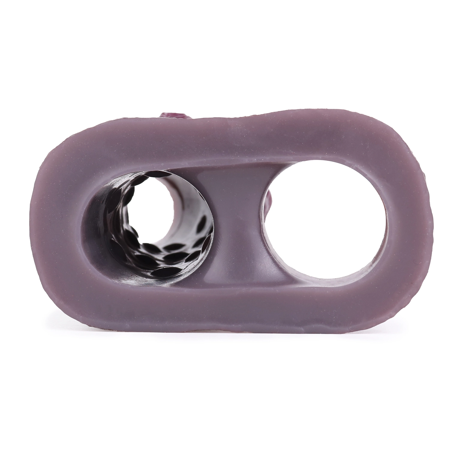 Jaelen 5.51” x 1.81” Liquid Silicone Realistic Black Penis Girth Sleeve(S,M,L)