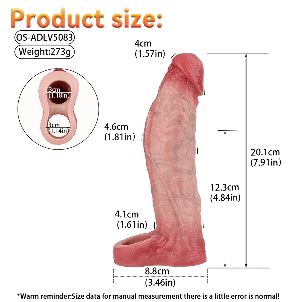 silicone penis sleeve