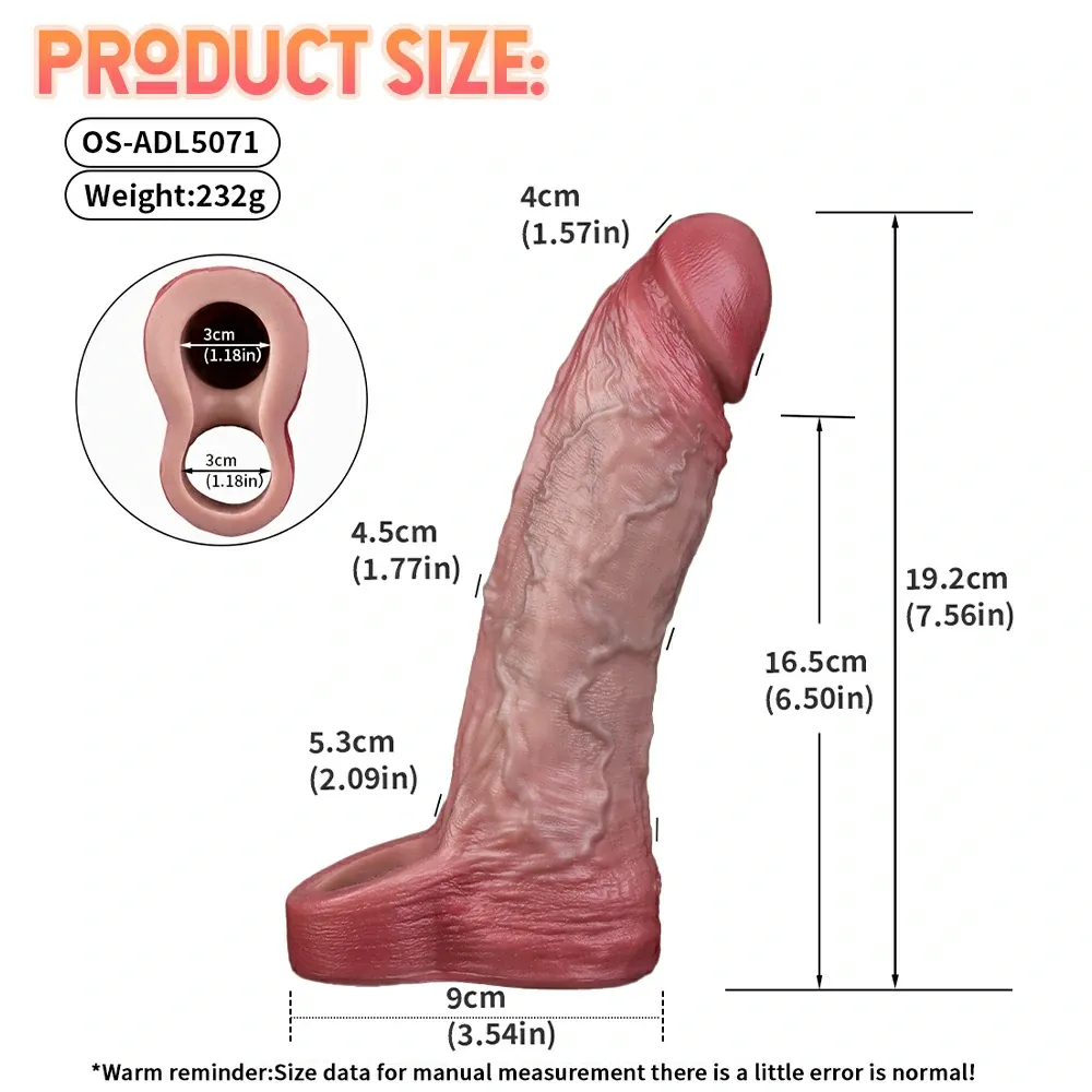 silicone penis sleeve