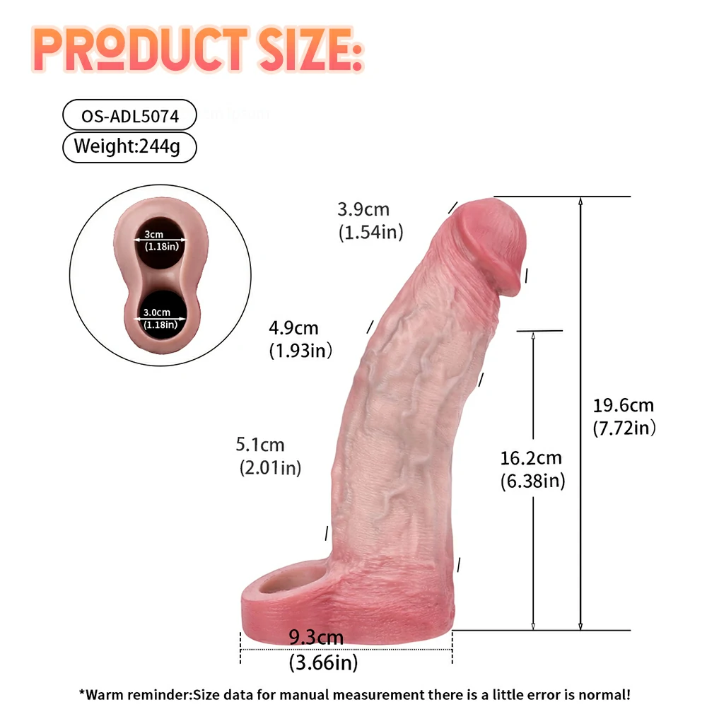 silicone penis sleeve