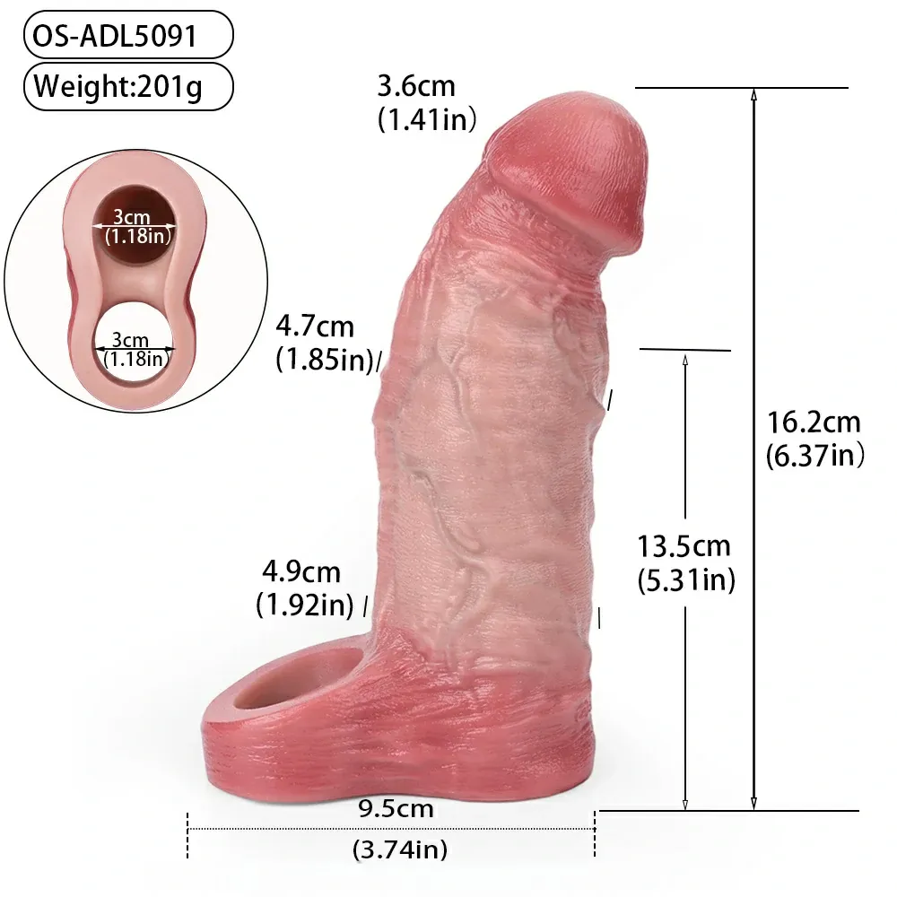 silicone penis sleeve