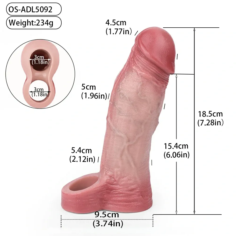 silicone penis sleeve