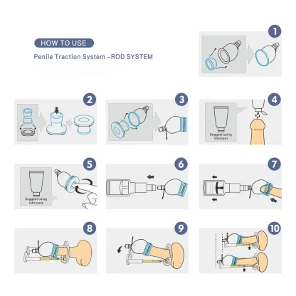 Master Penis Vacuum Extender Stretcher Kit