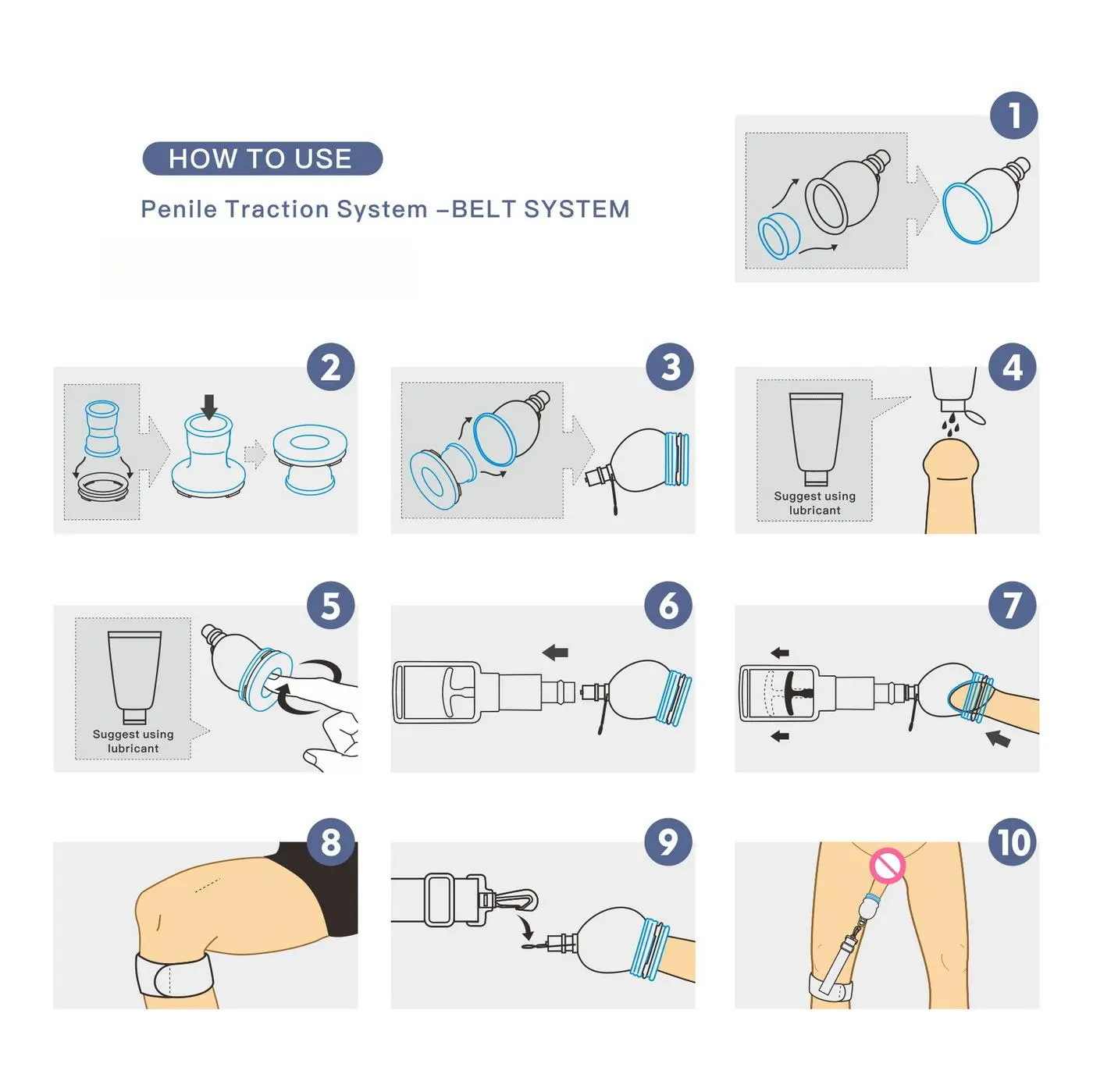 Master Penis Vacuum Extender Stretcher Kit