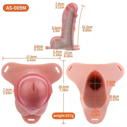 Archer 8.85” x 2.56” Wearable Cock Sleeve For ED Extender S/M Size