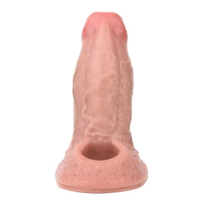 Adolph 5.15" x 1.81" Flesh Color Soft Open Ended Penis Sleeve