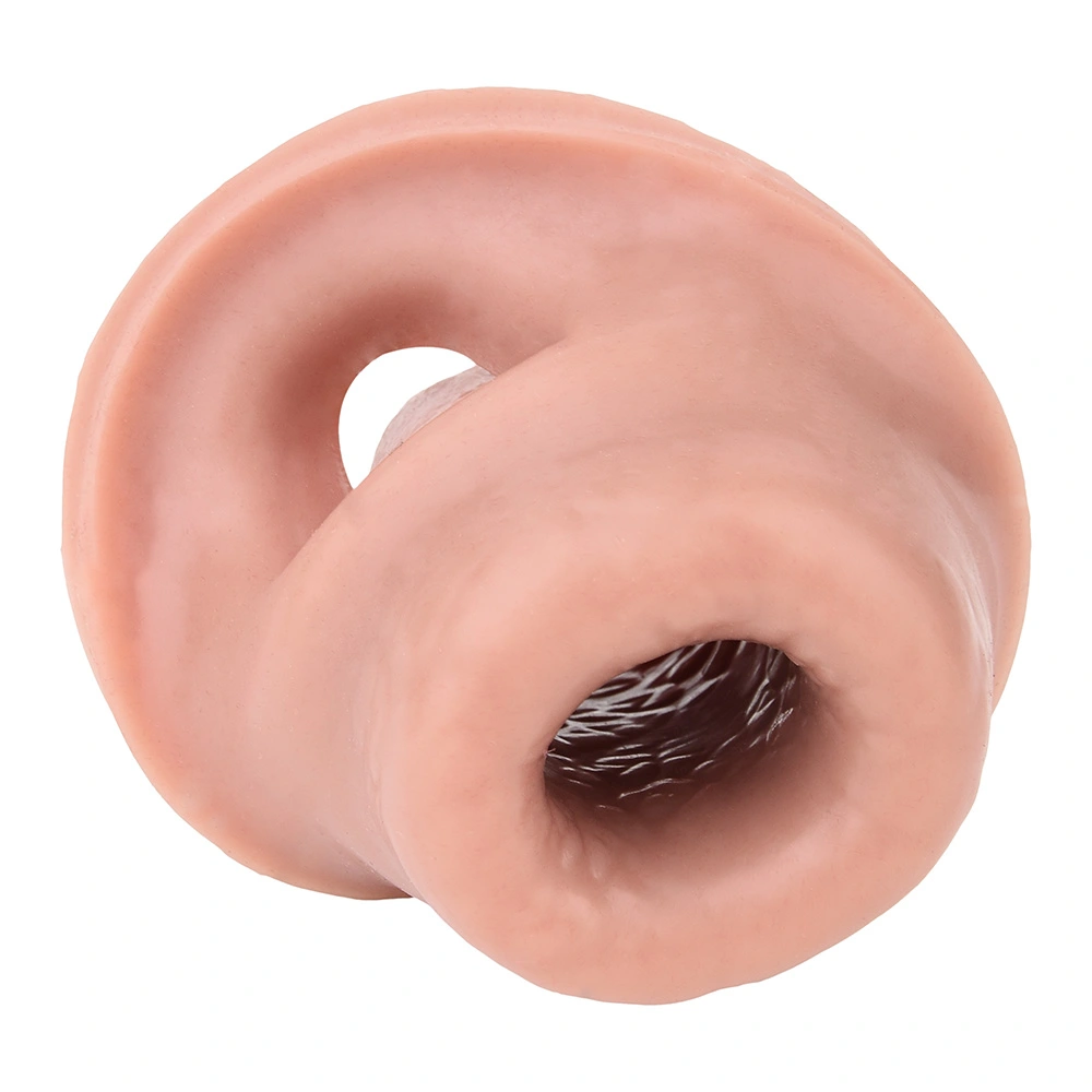 Adolph 5.15" x 1.81" Flesh Color Soft Open Ended Penis Sleeve