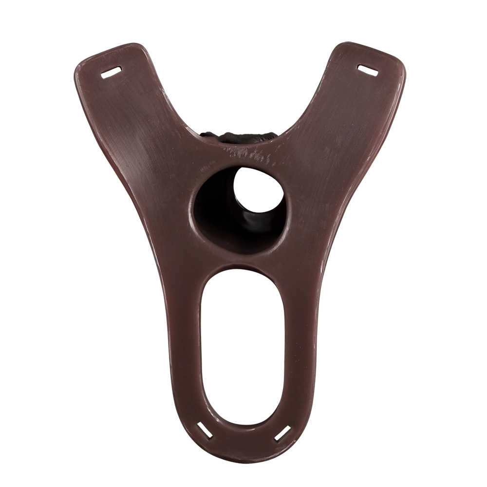 Kerr 6.1" x 2.8" Wearable Black Real Life Open Tip Cock Girth Sleeve