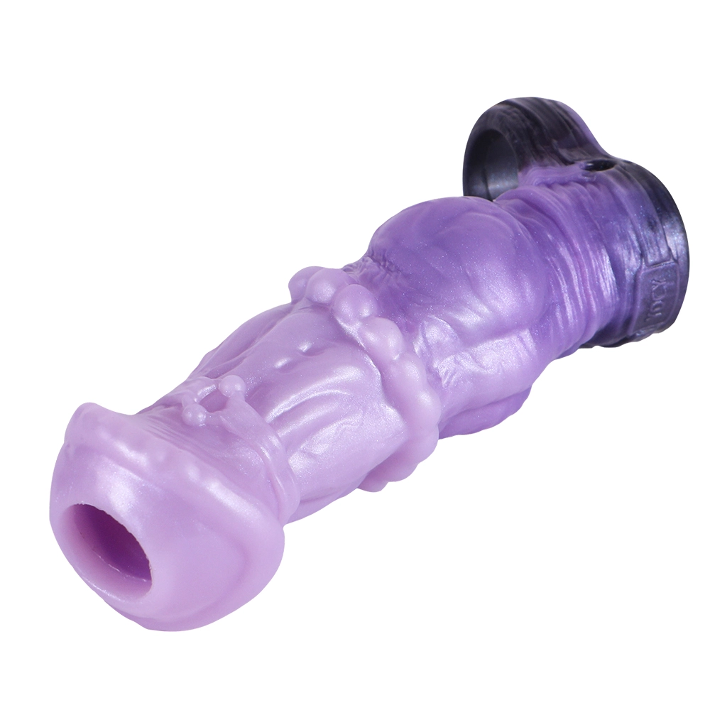 Urok 7.3" x 2" Phantom Purple Fantasy Cock Sleeve