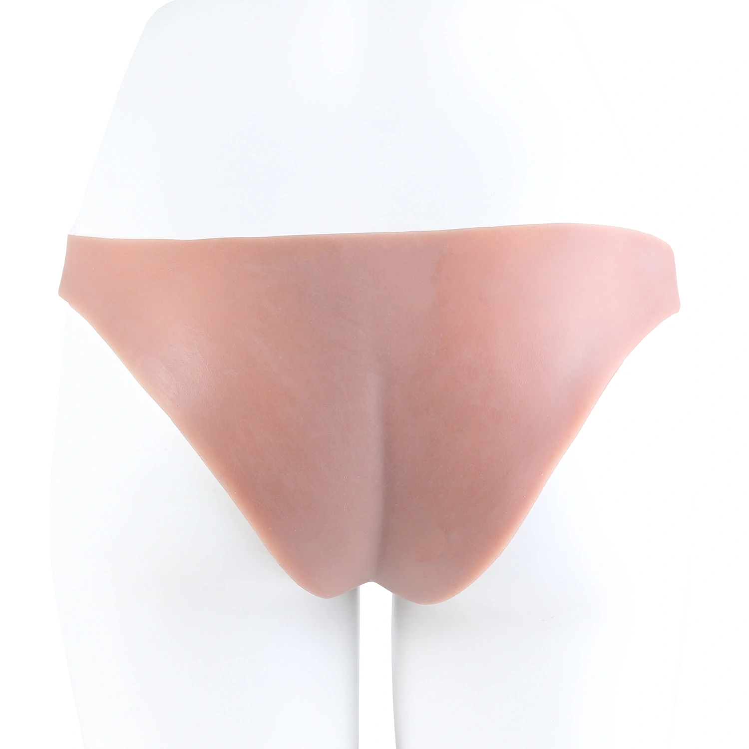 7.48" x 1.81" Wearable Hollow Thick Short Fat Dildo ED Cock Sleeve with Filler plug