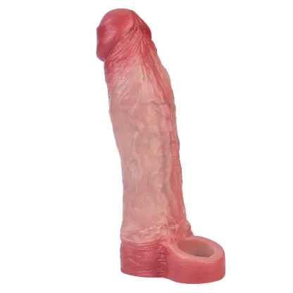 8.46"×2.20"Large Thick Realistic Vibrating Cock Extender