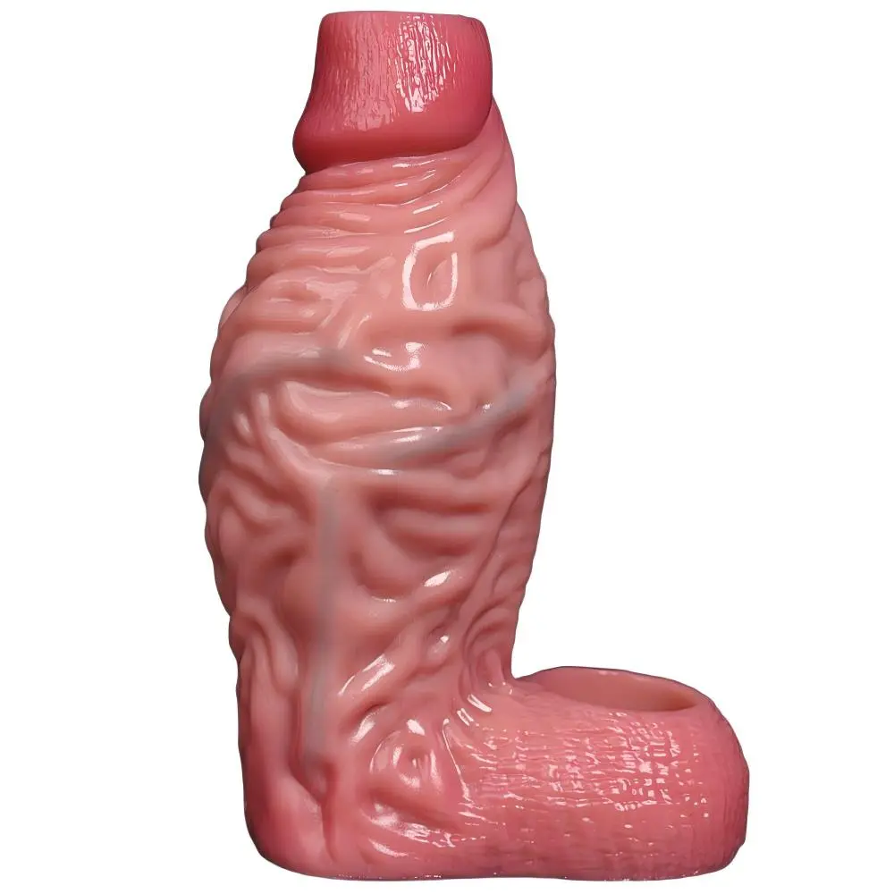 Jude 6.1” x 2.56” Silicone Fat Cock Girth Sleeve