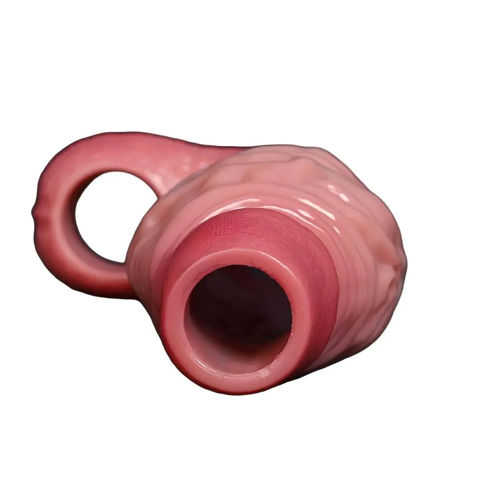 Jude 6.1” x 2.56” Silicone Fat Cock Girth Sleeve