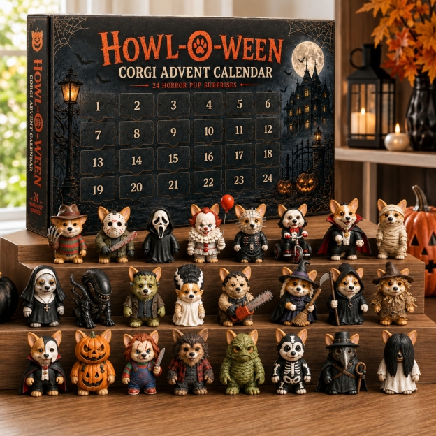 Spooky Corgi Halloween Advent Calendar