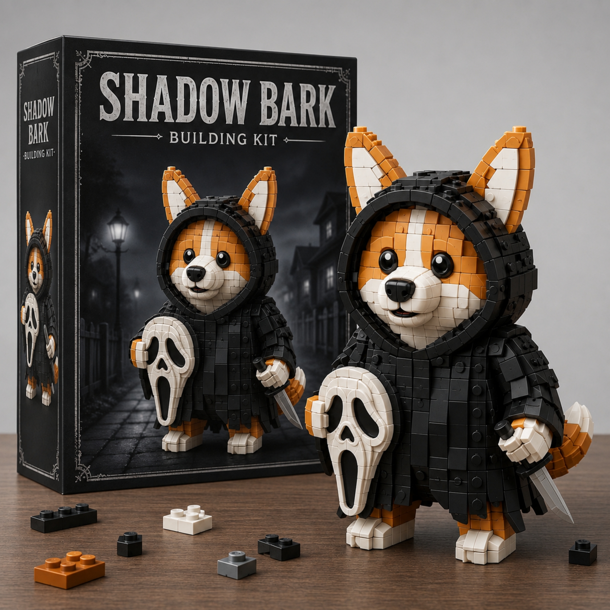 Shadow Bark: Premium Corgi Building Kit