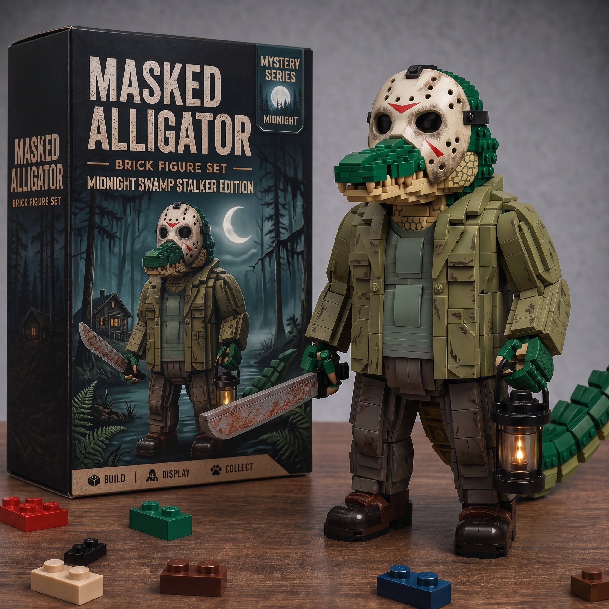 Swamp Stalker Brick Building Kit