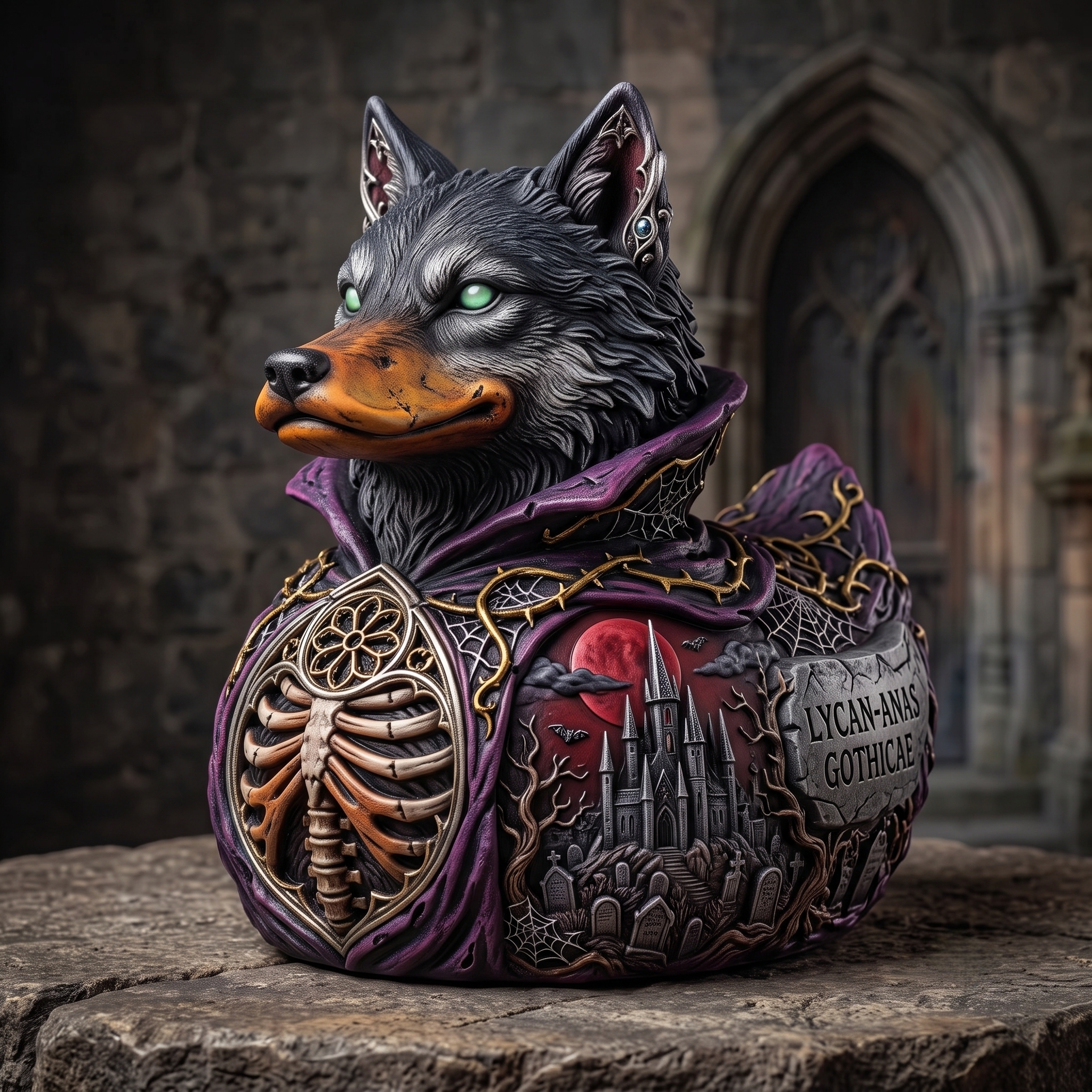 "Gothic Lycan-Anas Wolf-Duck