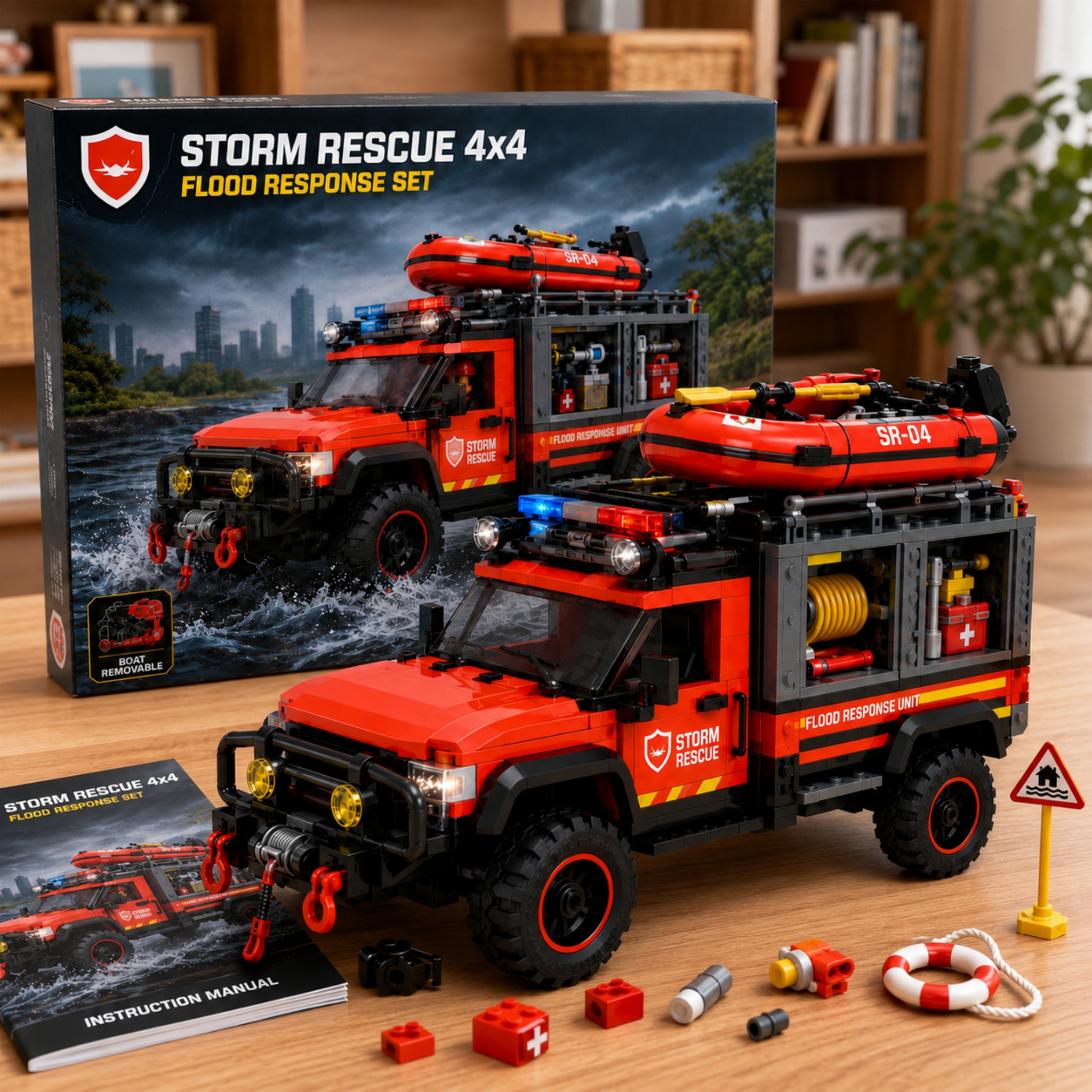 Ultimate Storm Rescue 4x4 Brick Kit