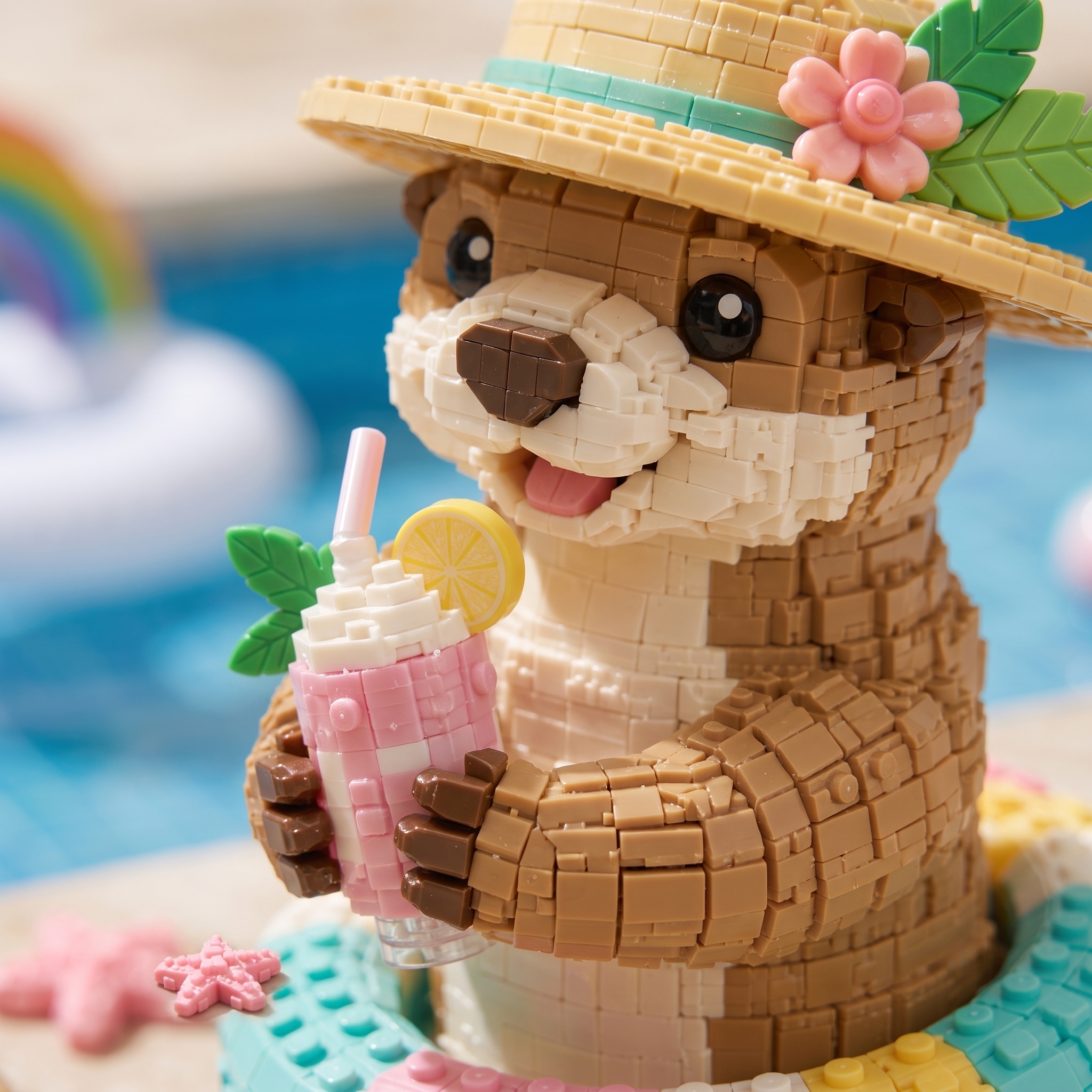 OTTER POOL PARTY BUILDING KIT
