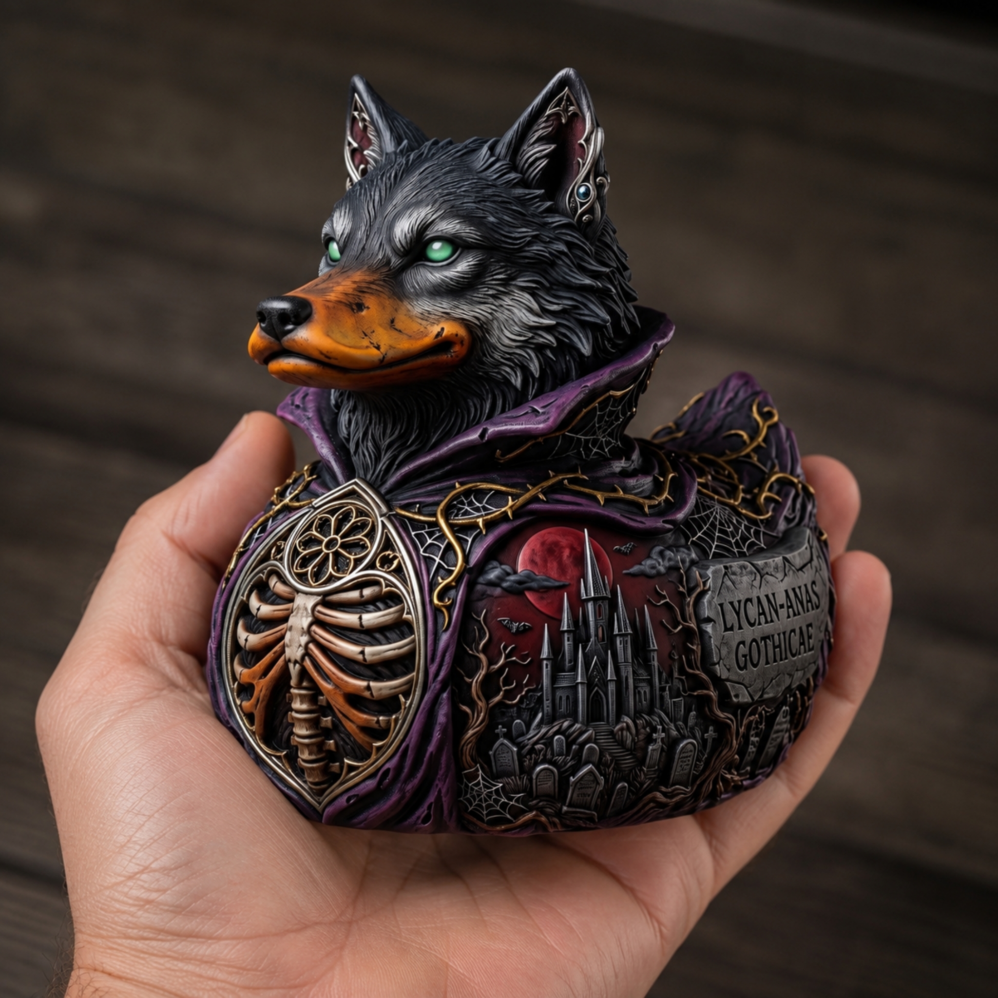 "Gothic Lycan-Anas Wolf-Duck
