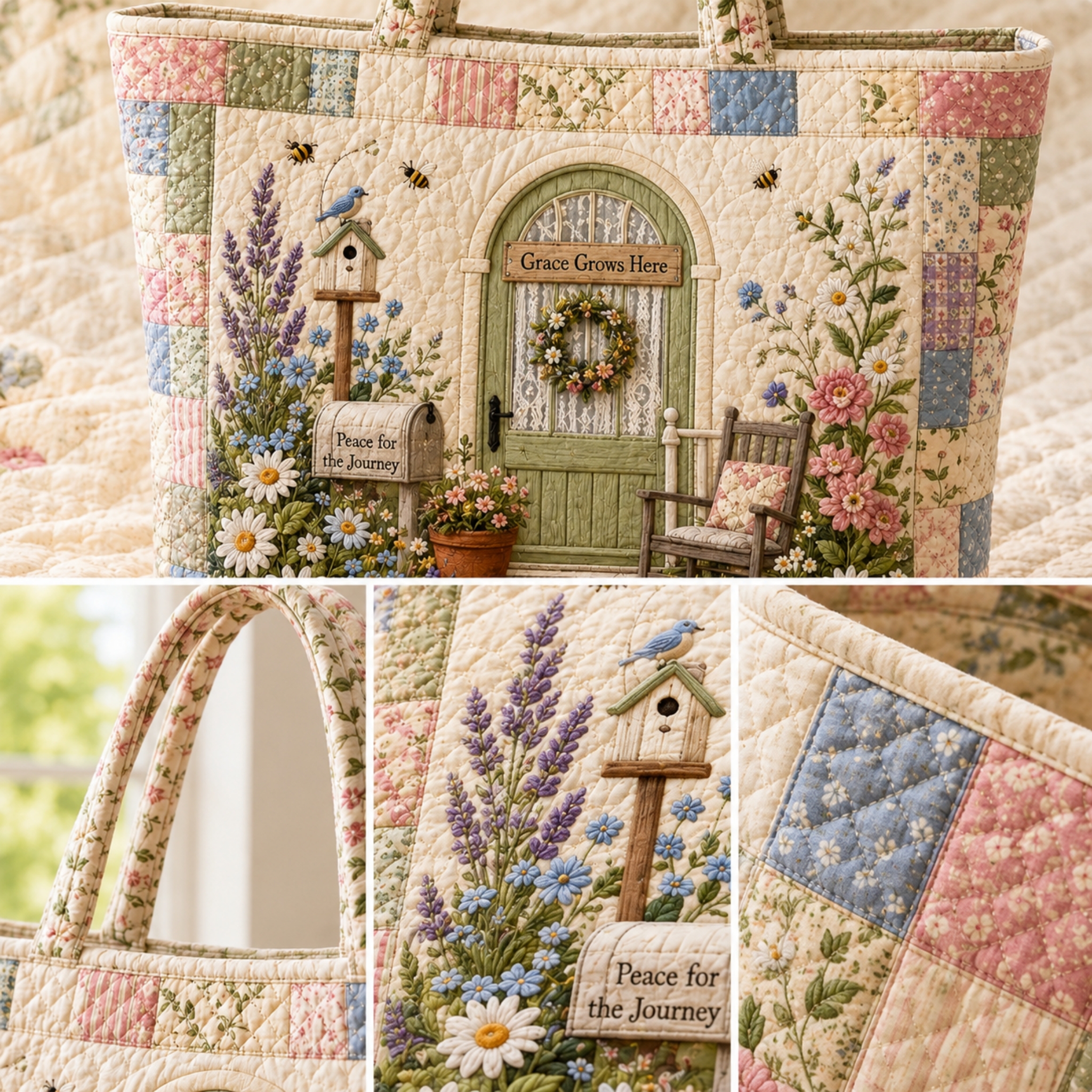 Daisy Bluebird Grace Bag