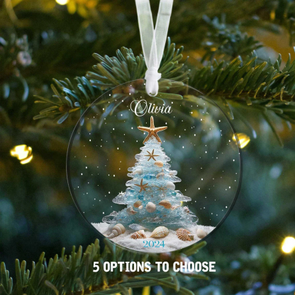 Coastal Christmas Tree Ornament